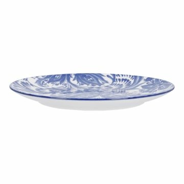 Teller Bali, Blumen/blau, 19 cm
