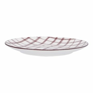 Teller Bali, Karo/lila, 19 cm