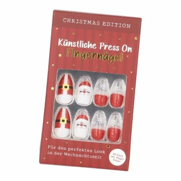 Fingernägel Weihnachten, Weihnachtsmann