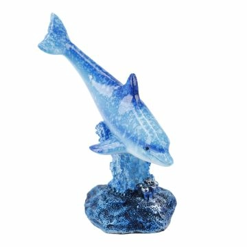 Tier See, Delphin, glänzend, 7 x 8.5 cm