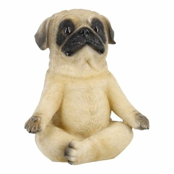 Deko-Figur Yoga, Hund, 16.5 cm