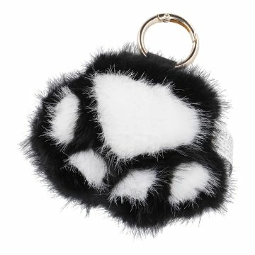Taschenanhänger Pfote, schwarz