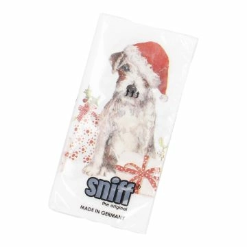 Taschentuch Xmas, Hund, 10 Stück