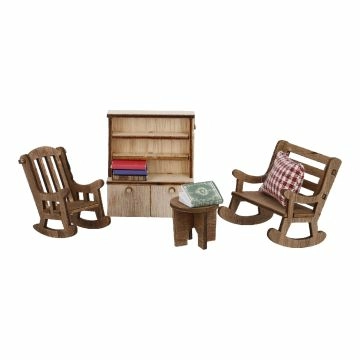 Deko-Set für Wichteltür, Wohnzimmer