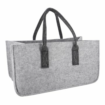 Filztasche Kamin, hellgrau