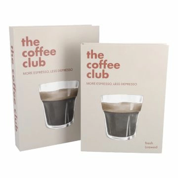 2er Set Buchkarton Kaffee, Coffee-Club