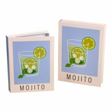 2er Set Buchkarton Drink, Mojito