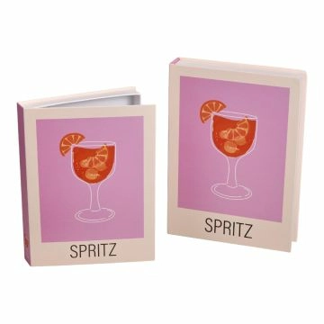 2er Set Buchkarton Drink, Spritz