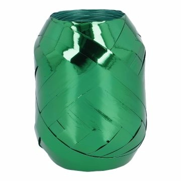 Geschenkband Eiknäuel, Uni/grün, 30 m
