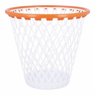 Papierkorb Basketball, orange/weiß, 30 cm