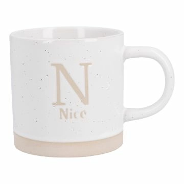 Becher Buchstabe/Feeling, Nice, 380 ml