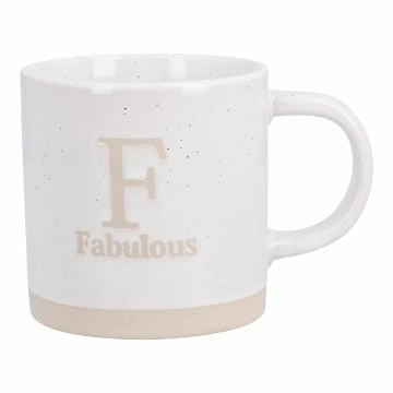 Becher Buchstabe/Feeling, Fabulous, 380 ml