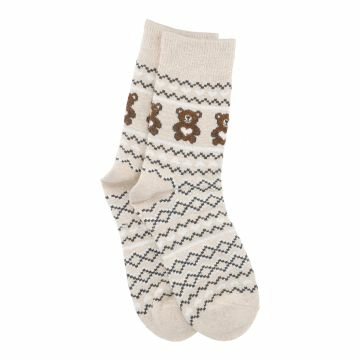 Socke Winter, Damen, Teddy/beige, Größe 35-41