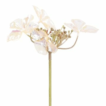 Deko-Stecker Hortensie, irisierend, 25 cm