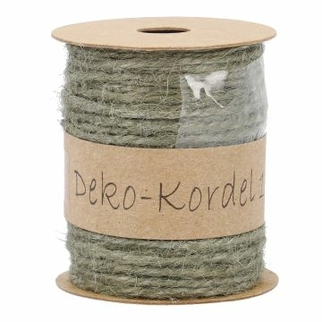 Kordel Natur, olivgrün, 10 m