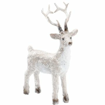 Rentier Schnee, stehend, 12.5 cm