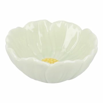 Schale Blüten, hellgrün, 9.5 cm