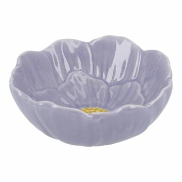 Schale Blüten, violett, 9.5 cm