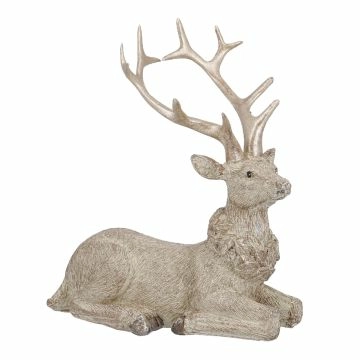 Hirsch Antik, Kopf rechts, 10 cm
