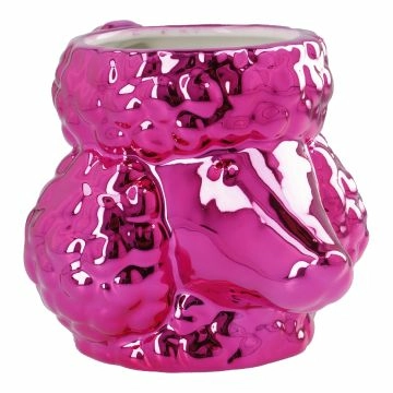 Pflanztopf Pudel, pink, 12 cm