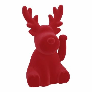 Winke-Figur Xmas, Rentier, pink