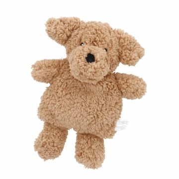 Weizen-Wärmekissen, Hund, braun, 34 cm