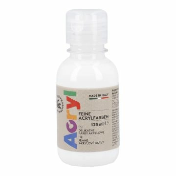 Acrylfarbe, weiß, 125 ml
