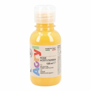 Acrylfarbe, goldgelb, 125 ml