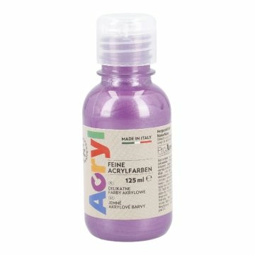 Acrylfarbe, violettmetall, 125 ml