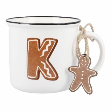Becher Buchstabe/Lebkuchen, K, 380 ml