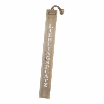 Schild Spruch, Lieblingsplatz/hängend, 78 cm