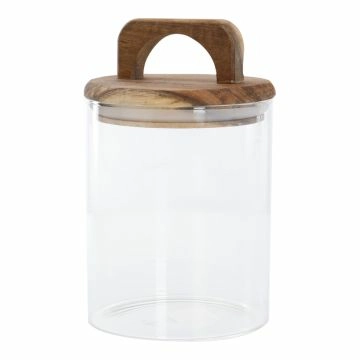 Vorratsglas mit Holzdeckel, 750 ml