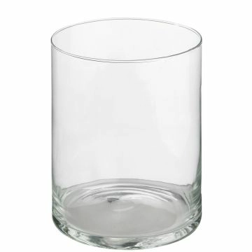 Glas-Vase Zylinder, 15 x 20 cm