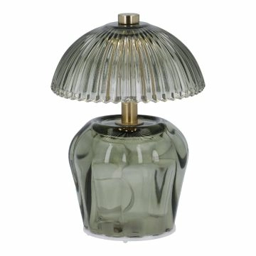 Leuchte Glas-Schirm, dunkelgrün, 15 cm