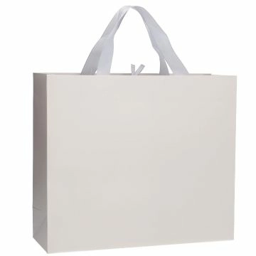 Geschenktüte Uni/matt, weiß, 36 x 31 cm