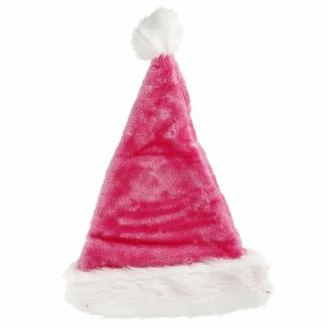 Weihnachtsmütze Fancy, pink/weiß