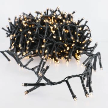 LED-Lichterkette, 8 Funktionen, warm-weiß, 800 LED