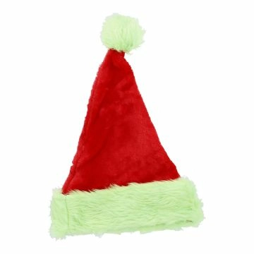 Weihnachtsmütze Fancy, rot/grün