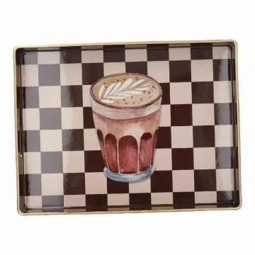 Tablett Bistro, Kaffee, 29 x 22 cm