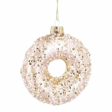 Anhänger Fancy, Edel, Donut/gold, 11 cm