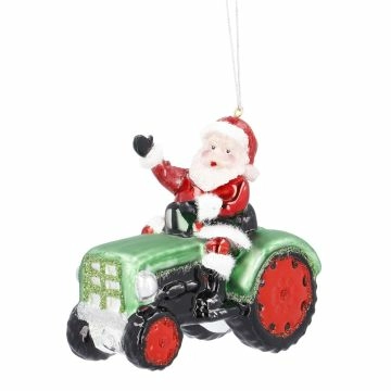 Anhänger Fancy, Deluxe, Santa/Traktor