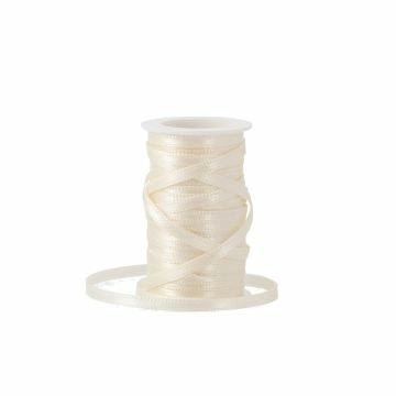 Geschenkband Satin, creme, 3mm x 10m