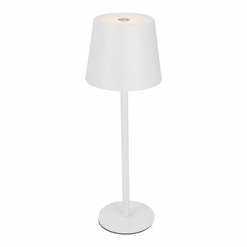 LED-Tischlampe Akku, weiß, 28 cm