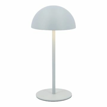Deko-Leuchte Halbrund, grün, 20 cm