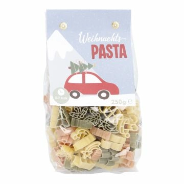 Nudeln Weihnachten, Auto/Weihnachtsbaum, 250 g