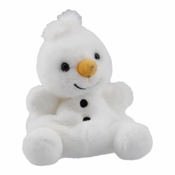 Kuscheltier Gesicht/Xmas, Schneemann, 12 cm