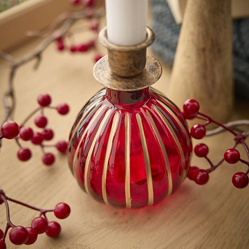 Kerzenständer aus Glas