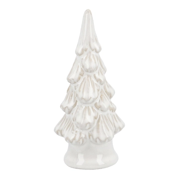 Deko-Tanne auf Sockel,weiß, 14 cm