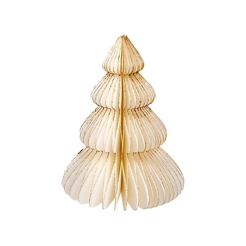 Deko-Baum Wabe, creme/4 Stufen, 15 cm