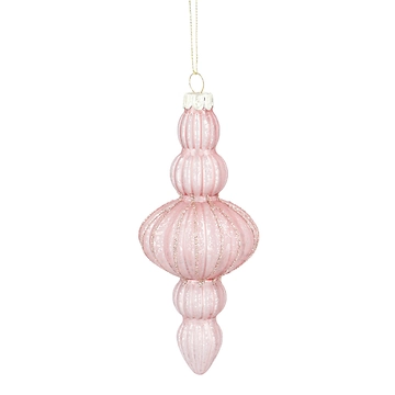 Anhänger Ornament/Gotik, rosa, 16 cm